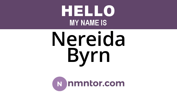 Nereida Byrn