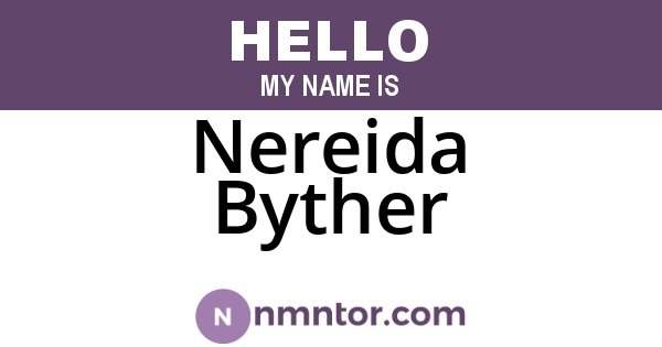 Nereida Byther