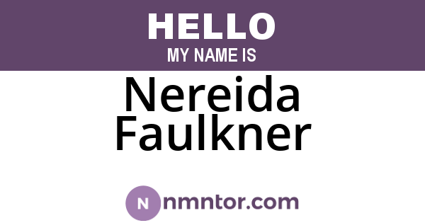 Nereida Faulkner