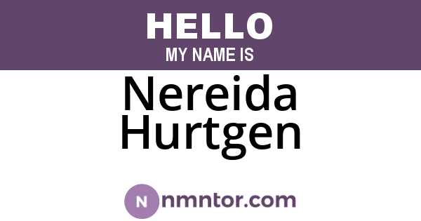 Nereida Hurtgen
