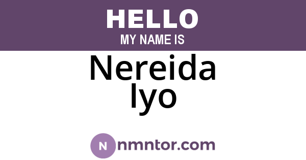 Nereida Iyo