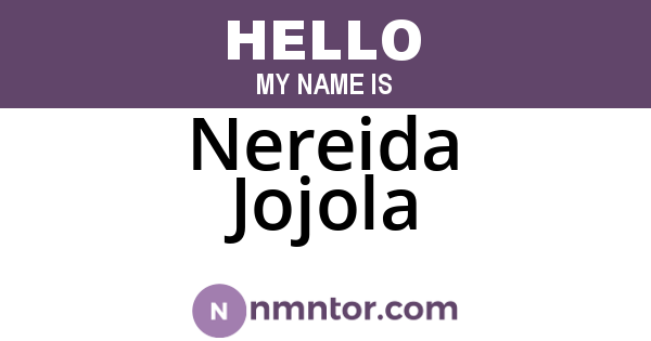 Nereida Jojola