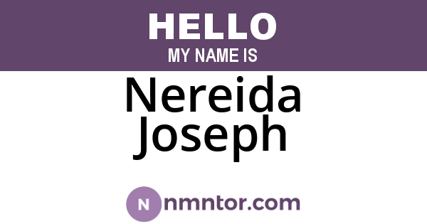 Nereida Joseph