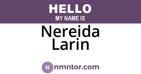 Nereida Larin