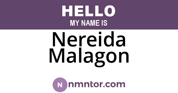 Nereida Malagon