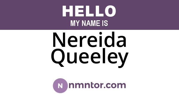Nereida Queeley