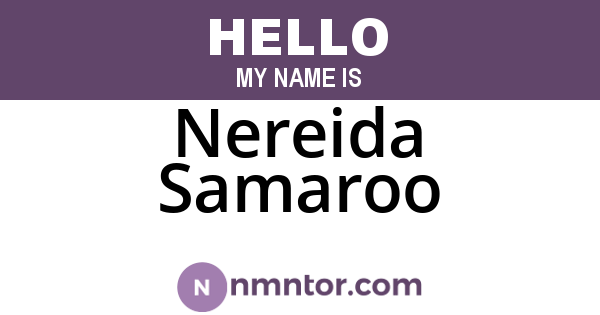 Nereida Samaroo