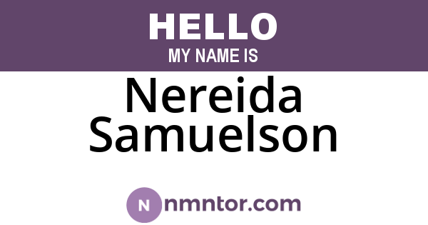 Nereida Samuelson