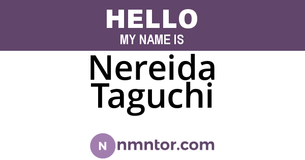 Nereida Taguchi