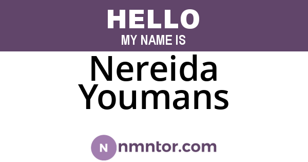 Nereida Youmans