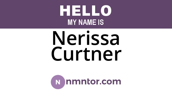 Nerissa Curtner