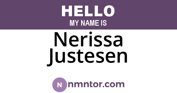 Nerissa Justesen