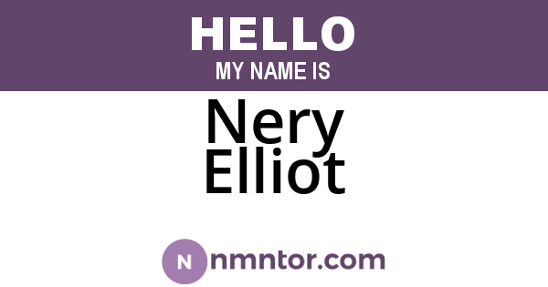 Nery Elliot