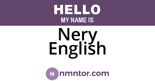 Nery English