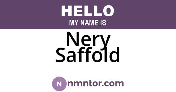 Nery Saffold
