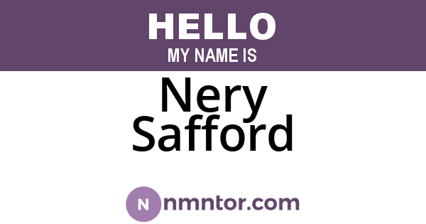 Nery Safford