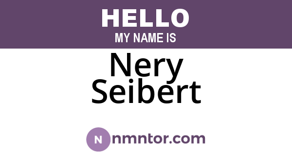 Nery Seibert
