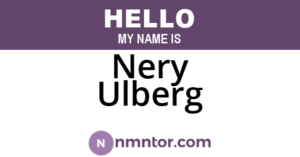 Nery Ulberg