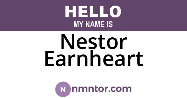 Nestor Earnheart