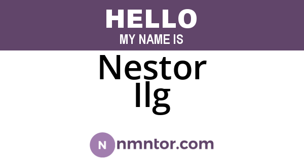 Nestor Ilg
