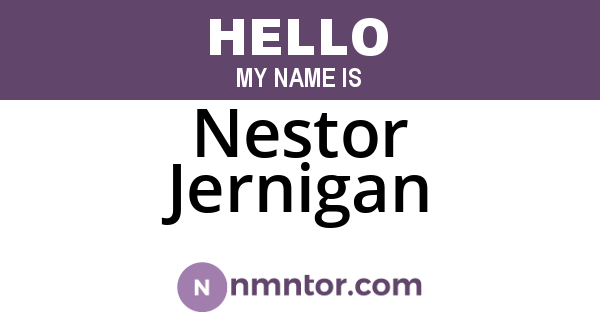 Nestor Jernigan