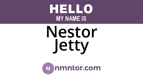 Nestor Jetty