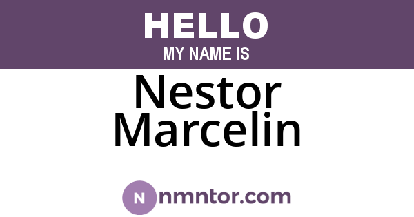 Nestor Marcelin