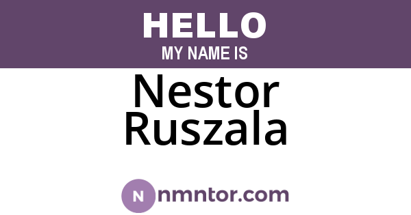 Nestor Ruszala
