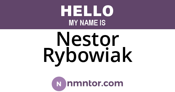 Nestor Rybowiak