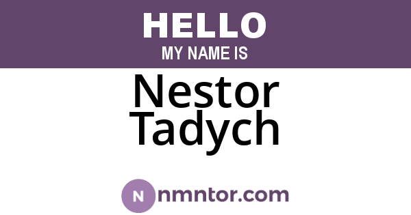 Nestor Tadych