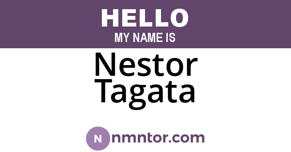 Nestor Tagata