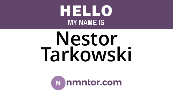 Nestor Tarkowski