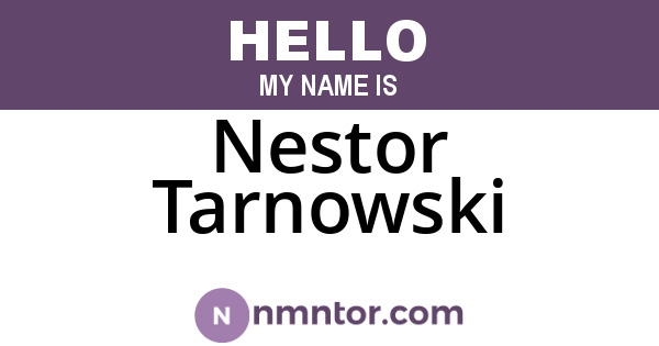 Nestor Tarnowski