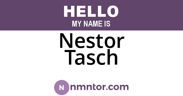 Nestor Tasch