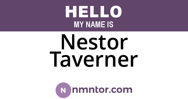 Nestor Taverner