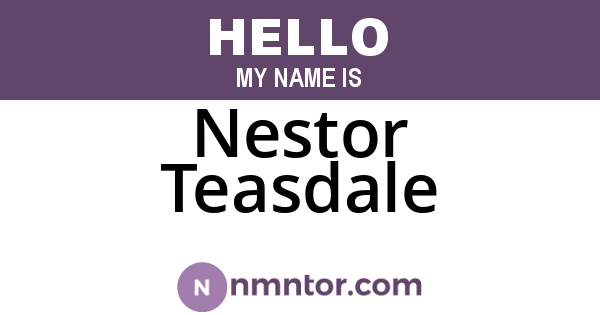 Nestor Teasdale