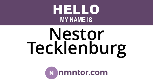 Nestor Tecklenburg