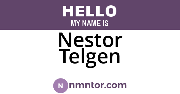Nestor Telgen