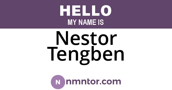 Nestor Tengben