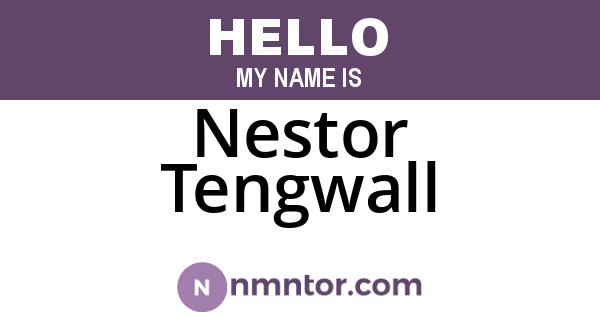 Nestor Tengwall