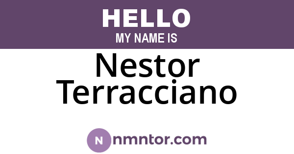Nestor Terracciano