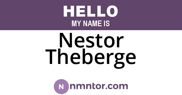 Nestor Theberge