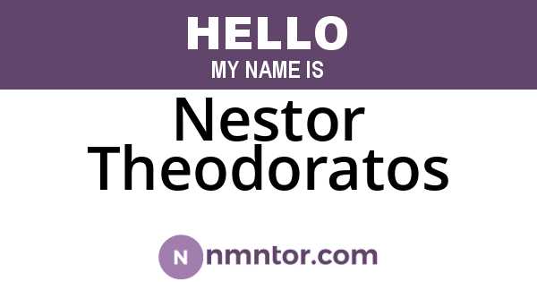 Nestor Theodoratos