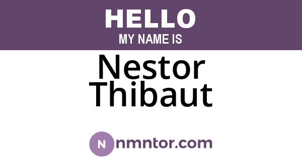 Nestor Thibaut