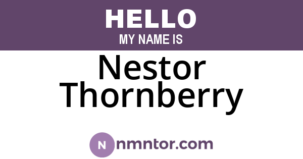 Nestor Thornberry