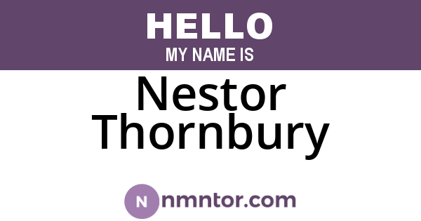 Nestor Thornbury