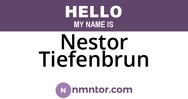 Nestor Tiefenbrun