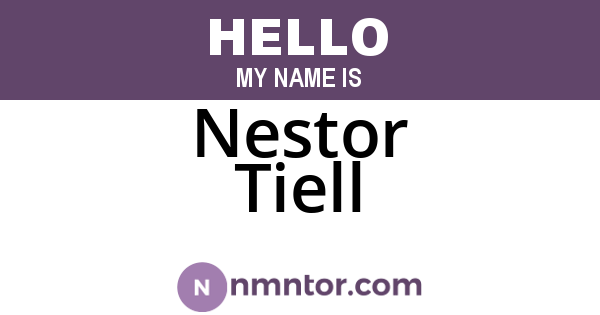 Nestor Tiell