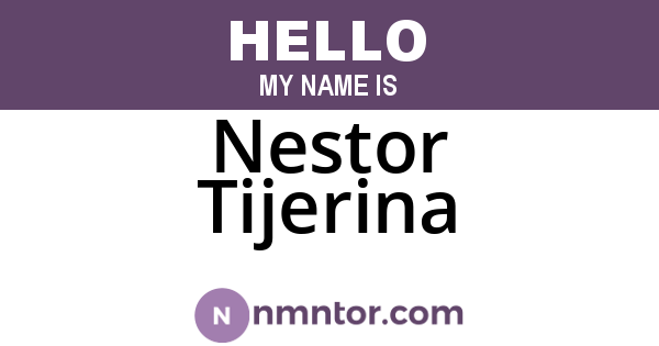 Nestor Tijerina
