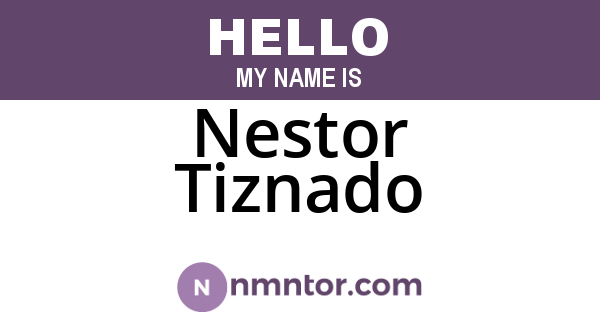 Nestor Tiznado